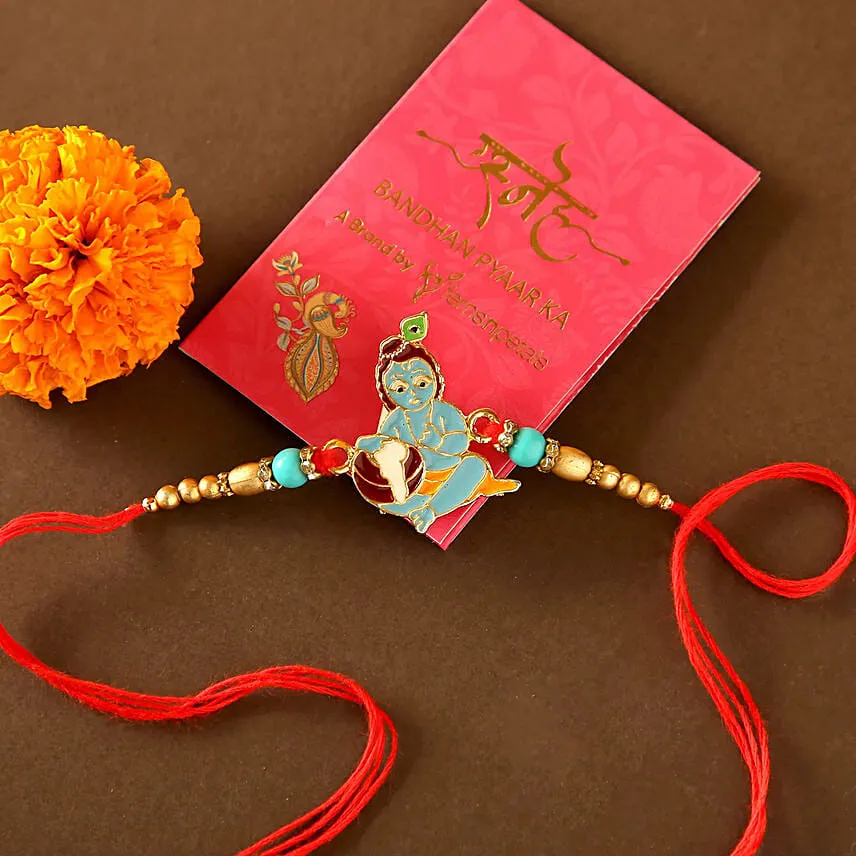 Sneh Bal Krishna Kids Rakhi And Kinder Joy Pack