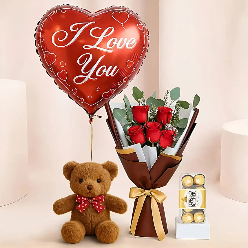 Love Gift Combo Arrangement