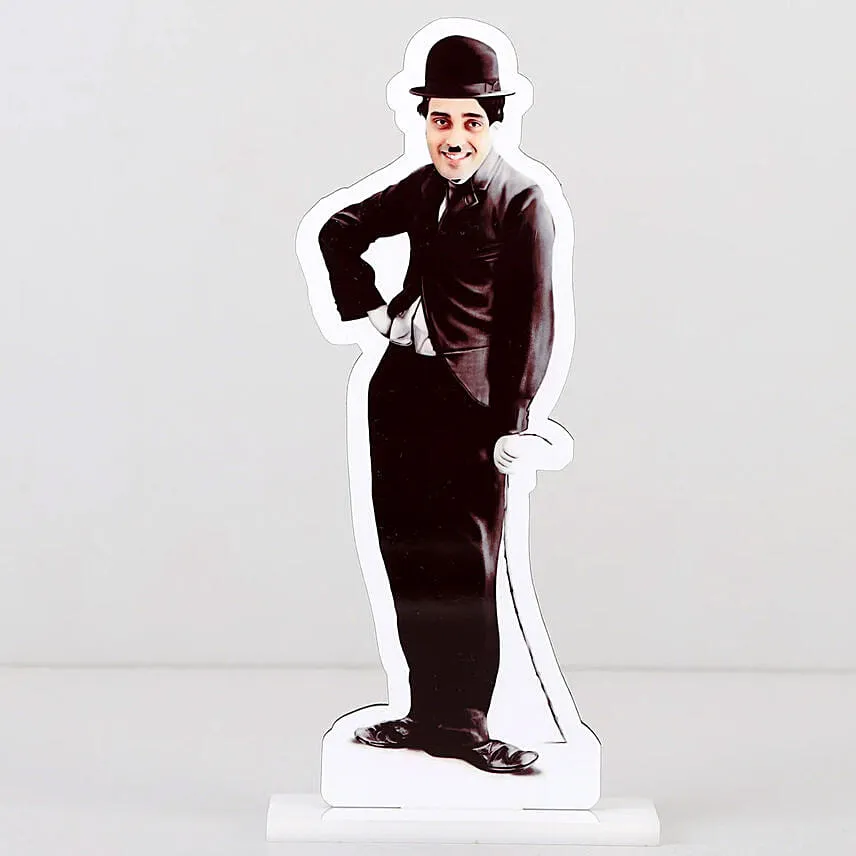 Personalised Caricature Charlie Chaplin with Ferrero Rocher