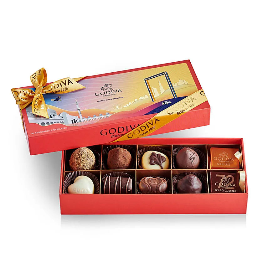 National Day Gift Box By Godiva 10pcs