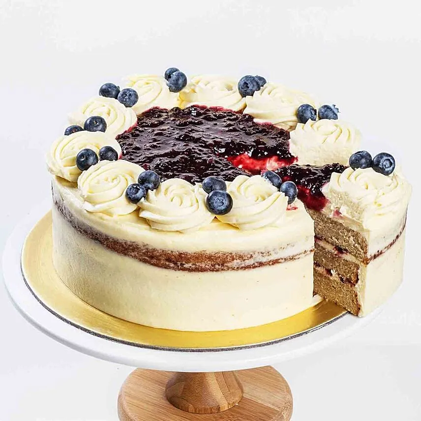 Summer Blueberry Maple Cake