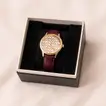 Guy Laroche Women's Watch n Purple Flower Box