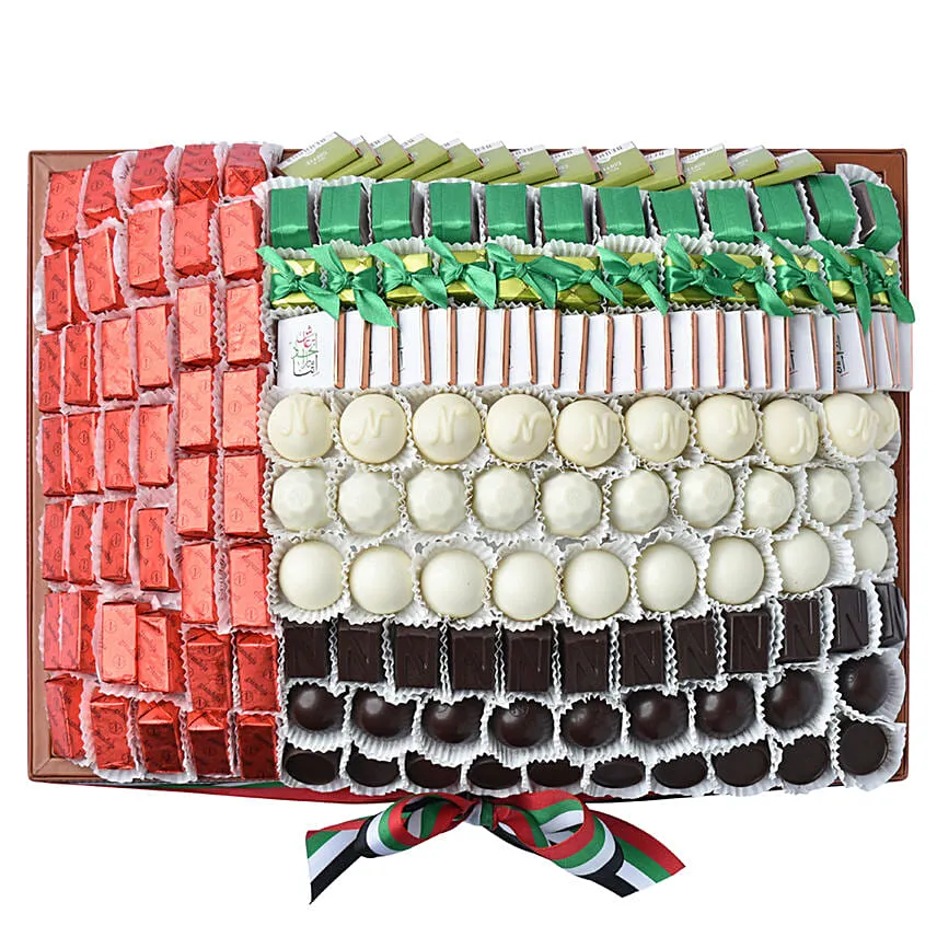 National Day Leather Tray Orange By Neuhaus