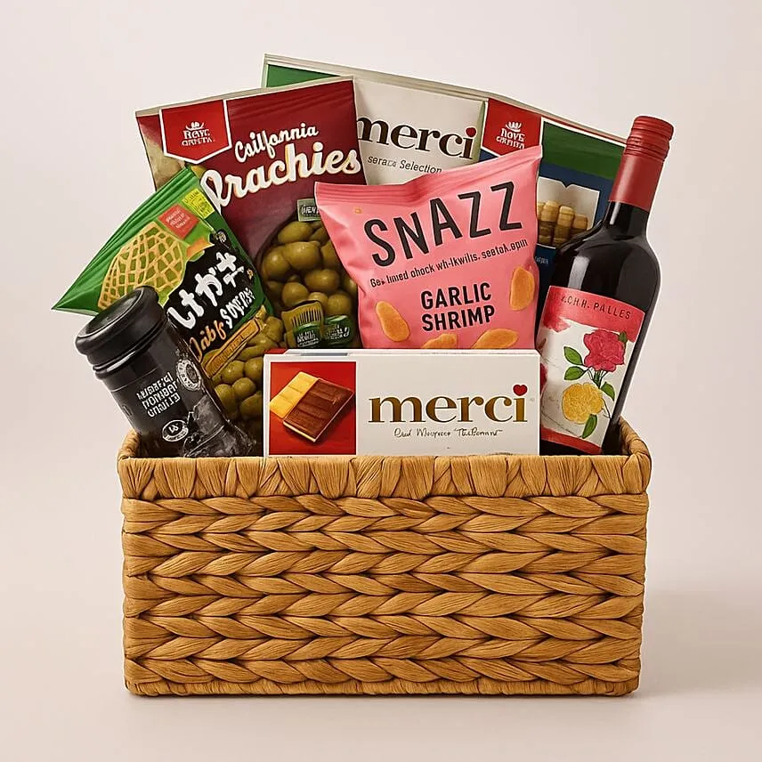 Wine & Snacks Arrangement