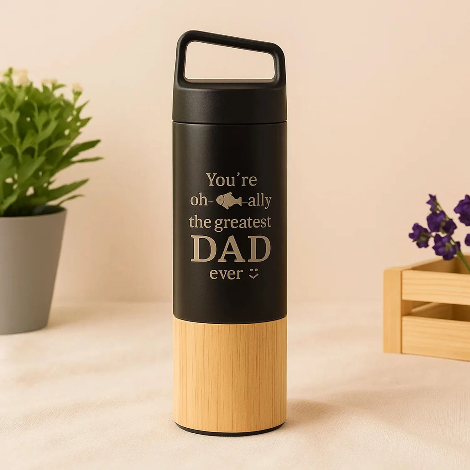 Greatest Dad Bamboo Bottle