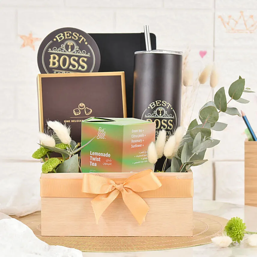 Best Boss Hamper With Tea