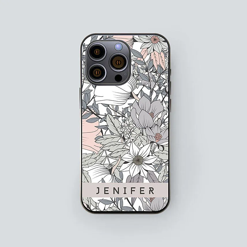 Personalised Iphone Case With Floral Pattern