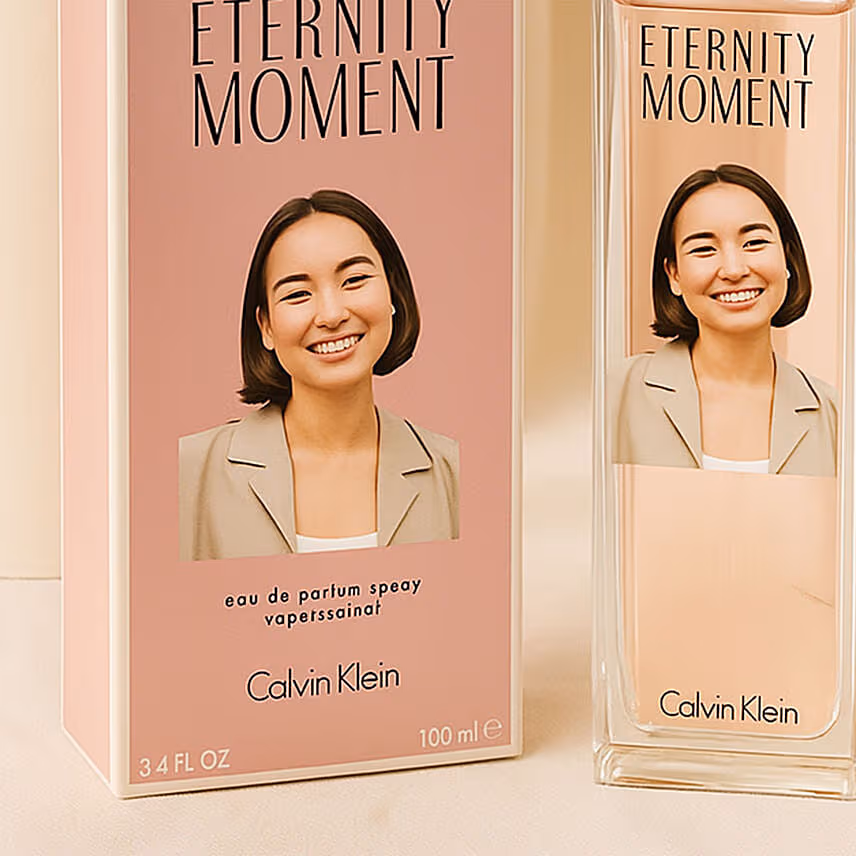 Personalised Calvin Klein Eternity Moment Perfume for her