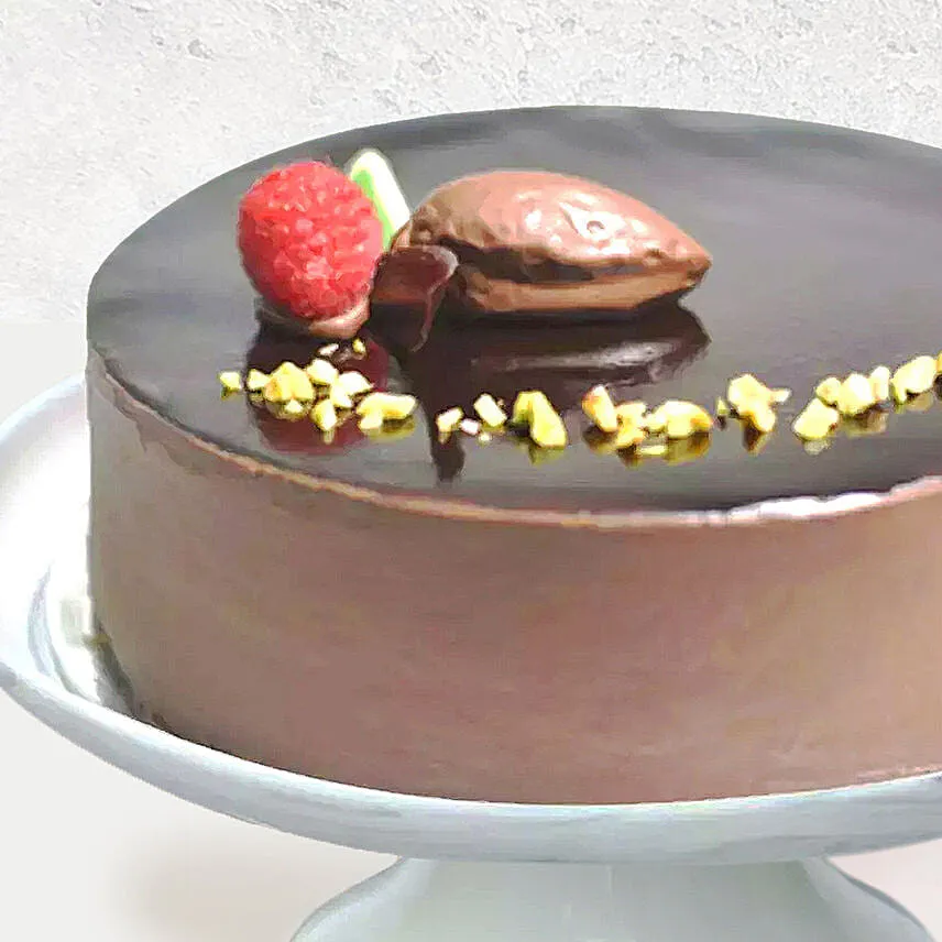 Rich Chocolate Cake With Teddy Bear