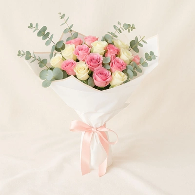 Latifah | Mix Roses Flower Bouquet 