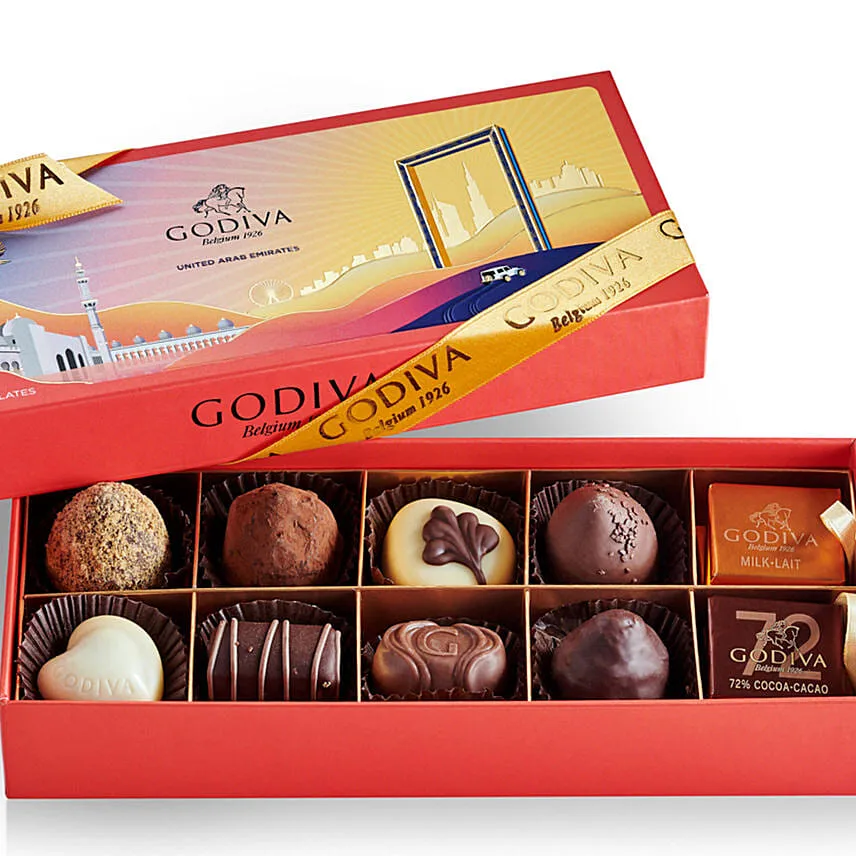 National Day Gift Box By Godiva 10pcs