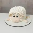 Adorable Cuddle Lamb Cake - Chocolate