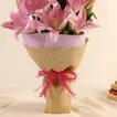 Oriental Pink Lilies Bunch