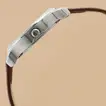 Titan Workwear Women's Quartz Watch - Black Dial & Brown Leather Strap