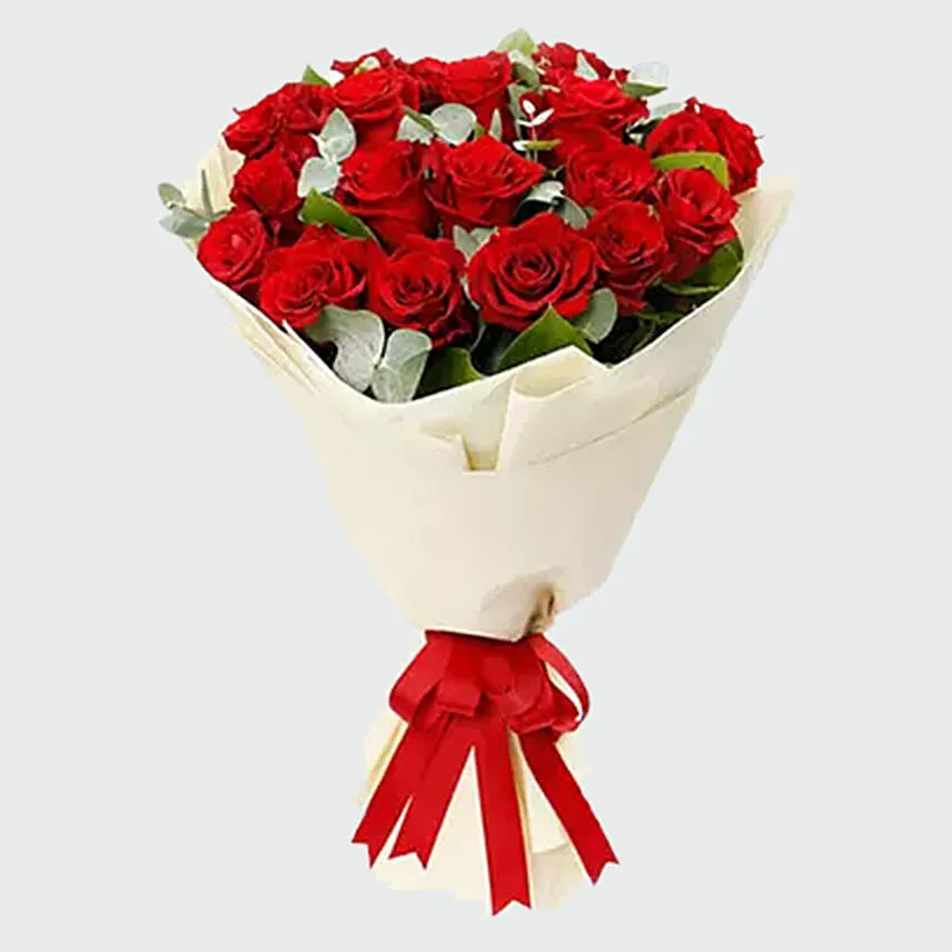 Sweet Red Roses and Personalised Mug