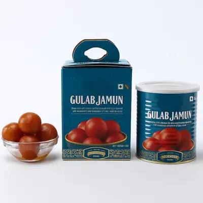 1Kg Premium Gulab Jamun Tin - Authentic Indian Dessert