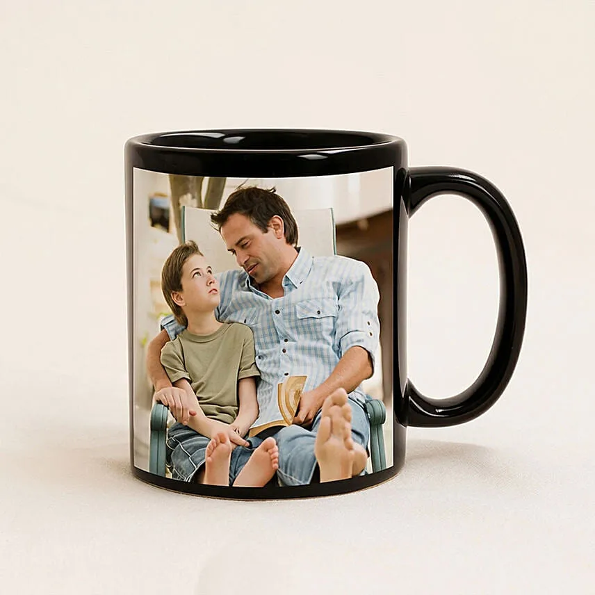 Personalized Black Coffee Mug