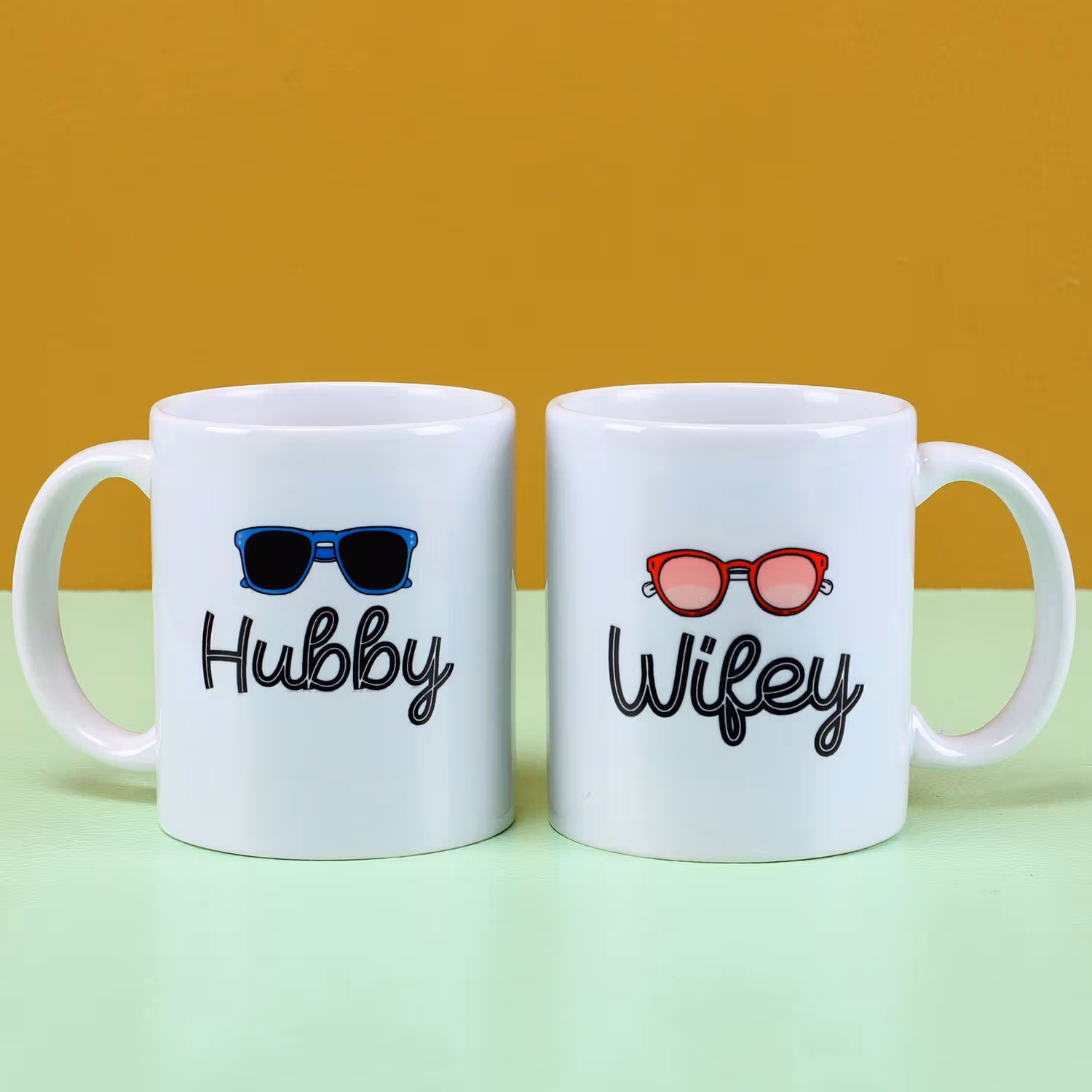 Hubby Wifey Mug Set