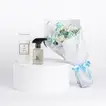 Elegant Blue & White Flower Bouquet with Kenooz Air Freshener - Labdanum