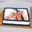 Romantic Anniversary Photo Cake - 8 Portion
