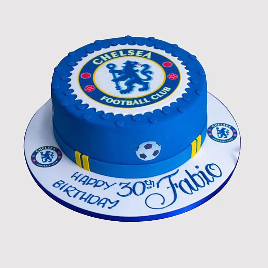 Chelsea Fan Chocolate Cake