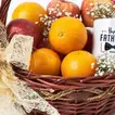 Deluxe Fruit & Chocolate Gift Basket with Father's Day Mug