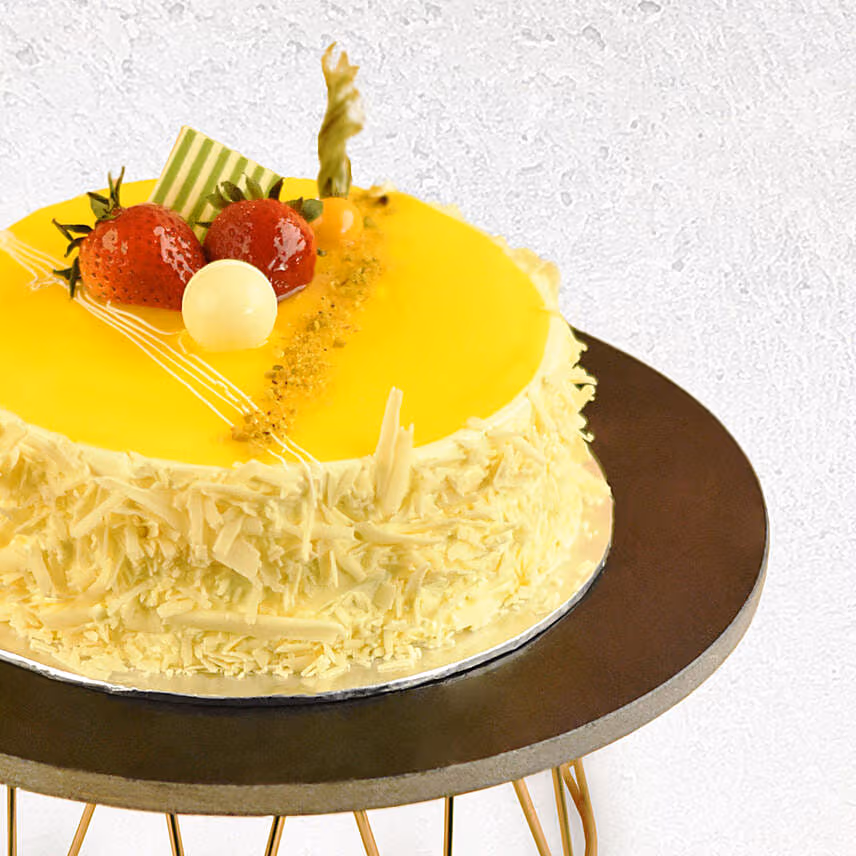 Fruity Mango Sponge Cake