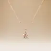Exquisite Joy Pendant – 18K Rose Gold & Diamond Elegance