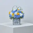 Get Well Soon Bouquet: Hydrangea and Yellow Roses Arrangement