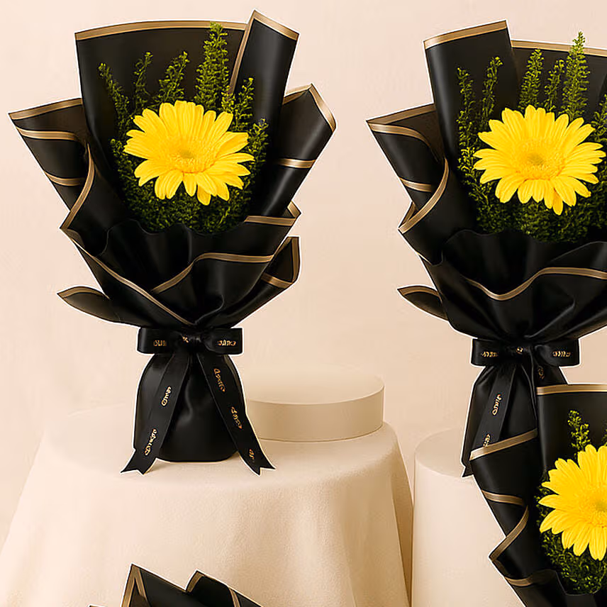 Gerbera Bouquet Set of 4 For Teacher