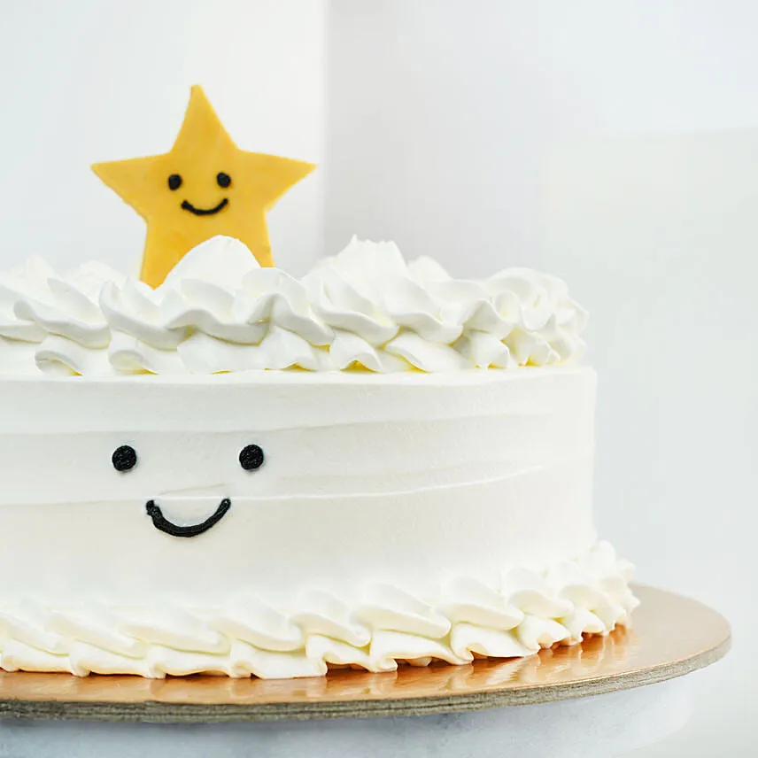 Smiling Star Marble Cake 8 Portion