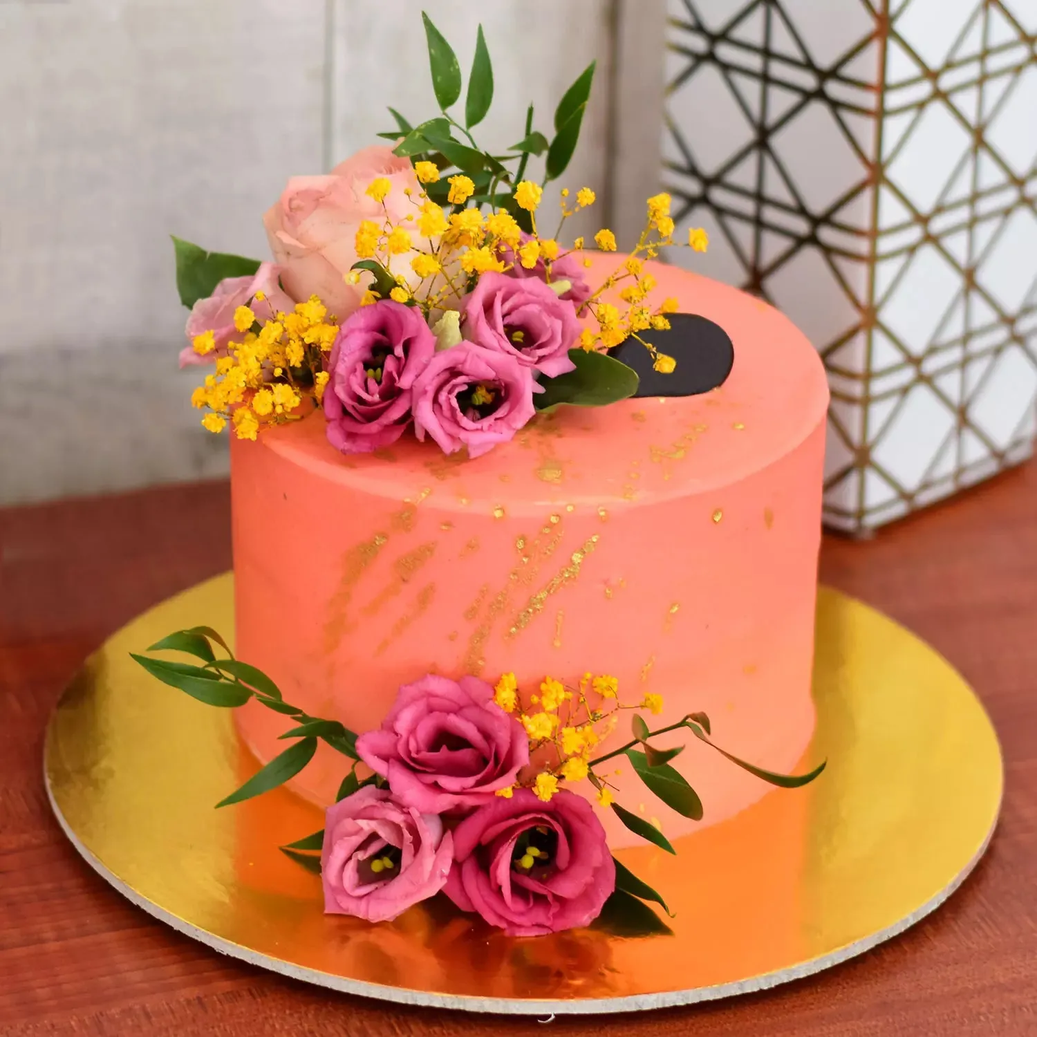 Flowery Chocolate Cake - 2 Kg