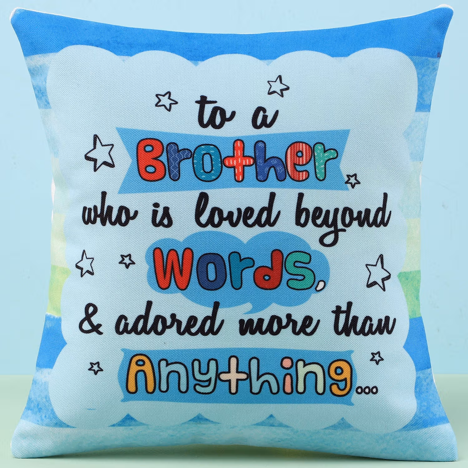 Heartfelt Brother Cushion - Perfect Gift for Loved Brothers