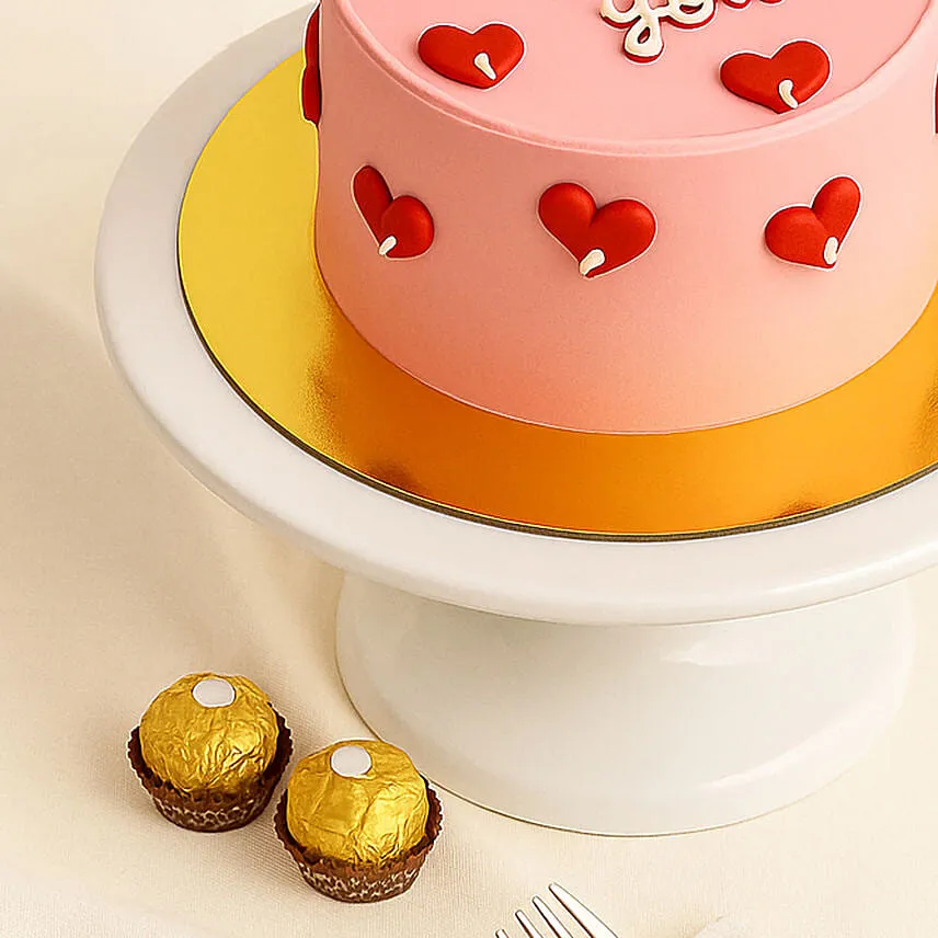 Red Velvet Mono Cake 4 Inches