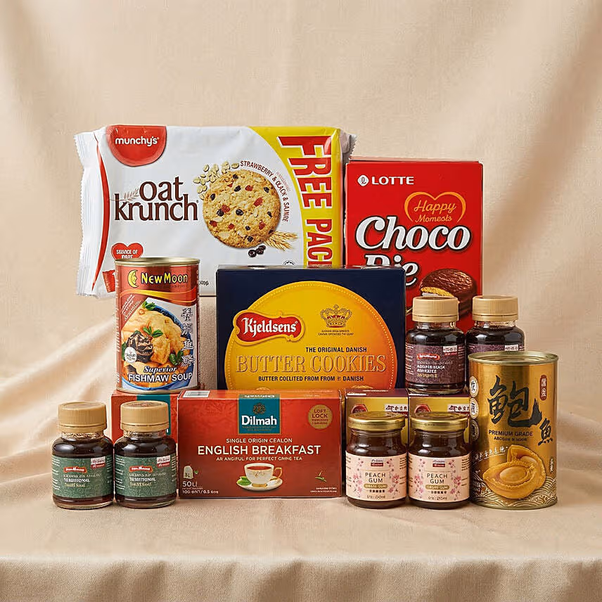 Premium Wellness & Gourmet Gift Basket
