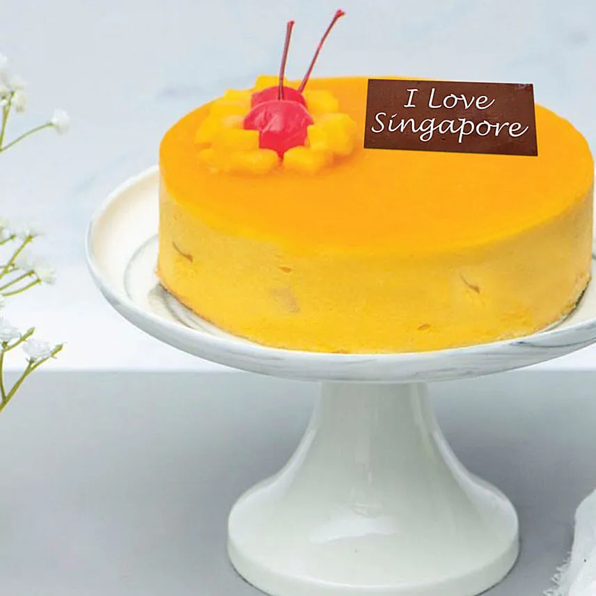Tangy Mango Mousse Cake For National Day