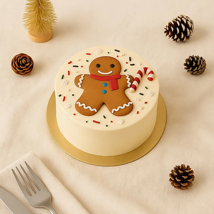 Ginger Man Holiday Cake