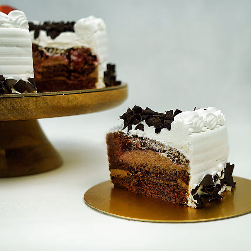 Black Forest Happy Birthday Cake With Ferrero Rocher