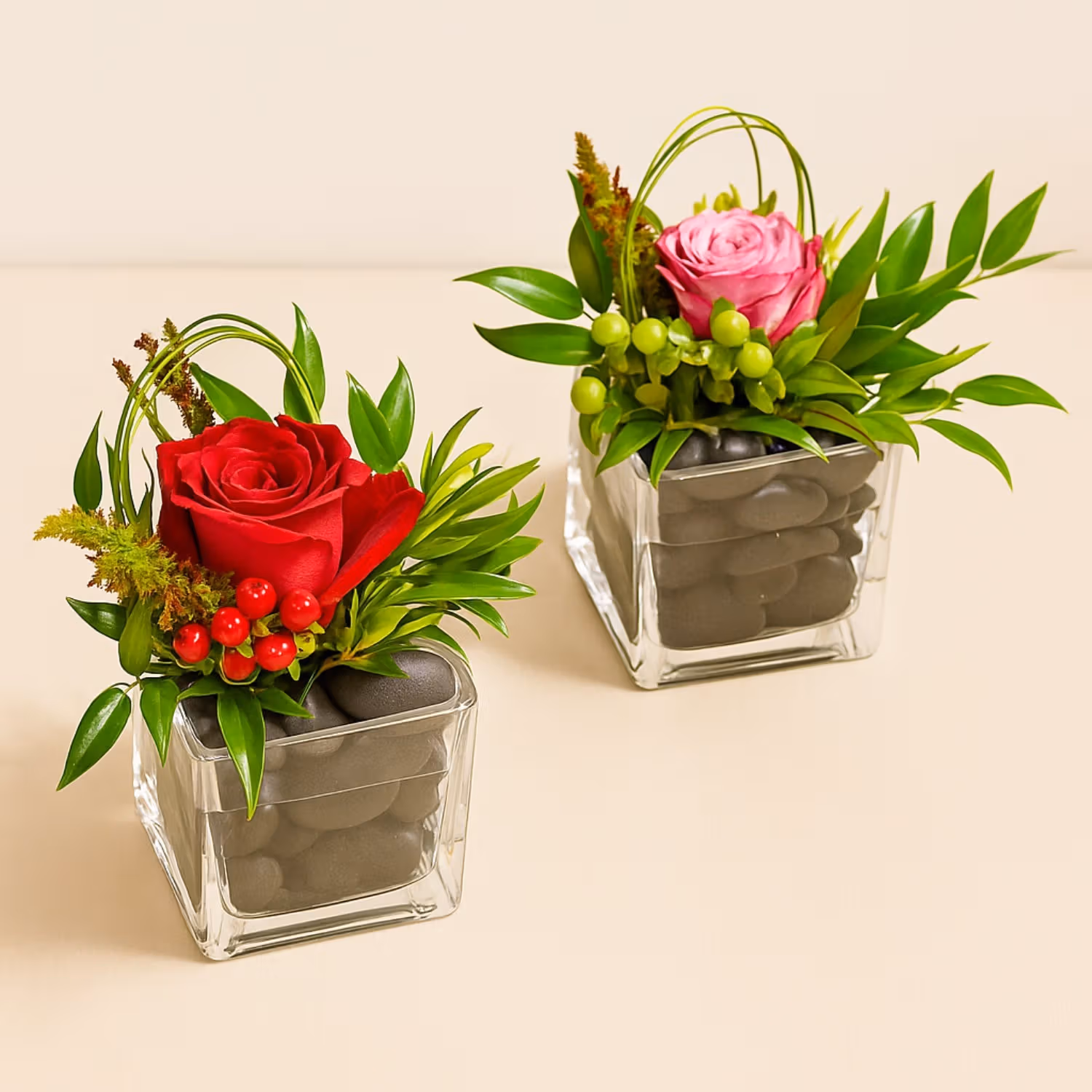2 Flower Arrangements Set