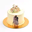 Union of Hearts Chocolate Wedding Cake