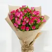 Exquisite Bold & Blooming Dark Pink Spray Roses Bouquet