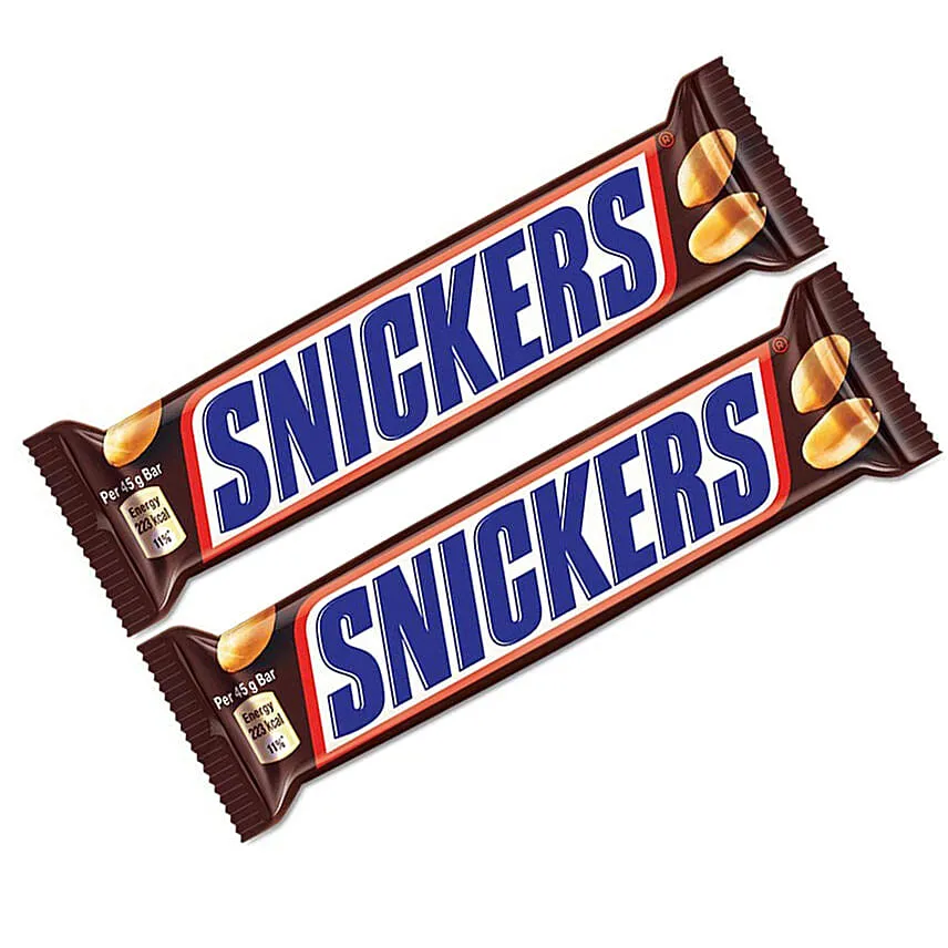 Sneh White Pearl Bead Rakhi with Snickers Chocolate