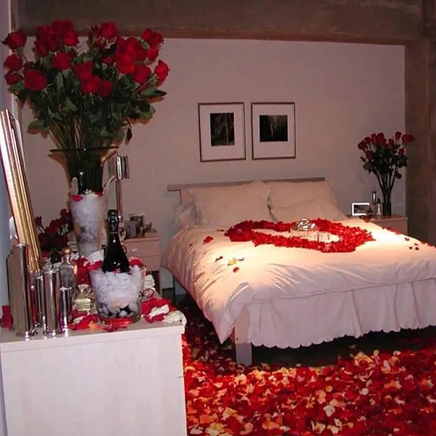 Velvety Surprise With Roses and Petals
