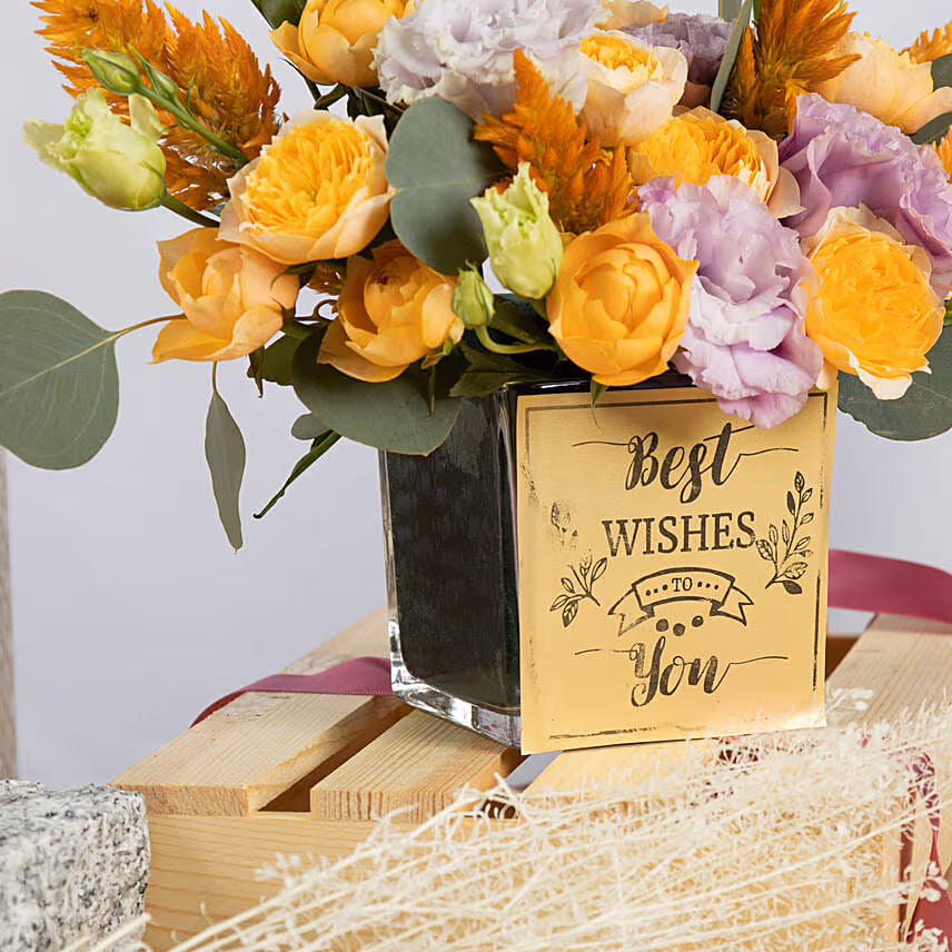 Best Wishes Flower Arrangement