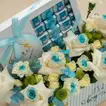 Welcome Baby Boy Blossom Box with Chocolate Gift