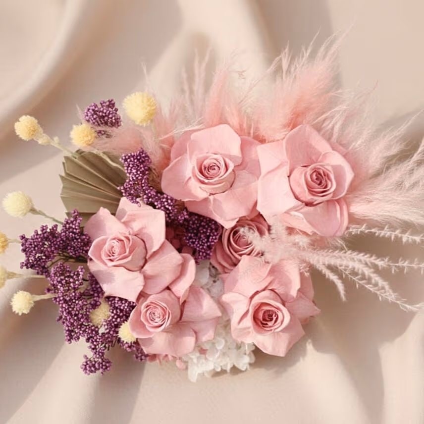 Truly Yours Preserved Flowers Box for Valentine's Day Gift