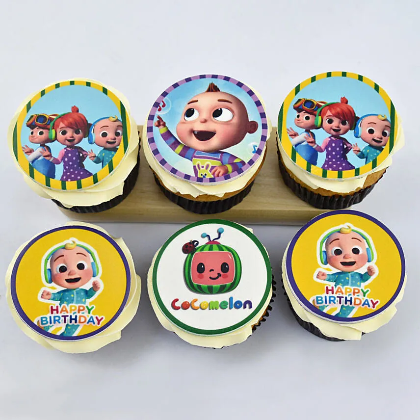 Cocomelon Cupcakes
