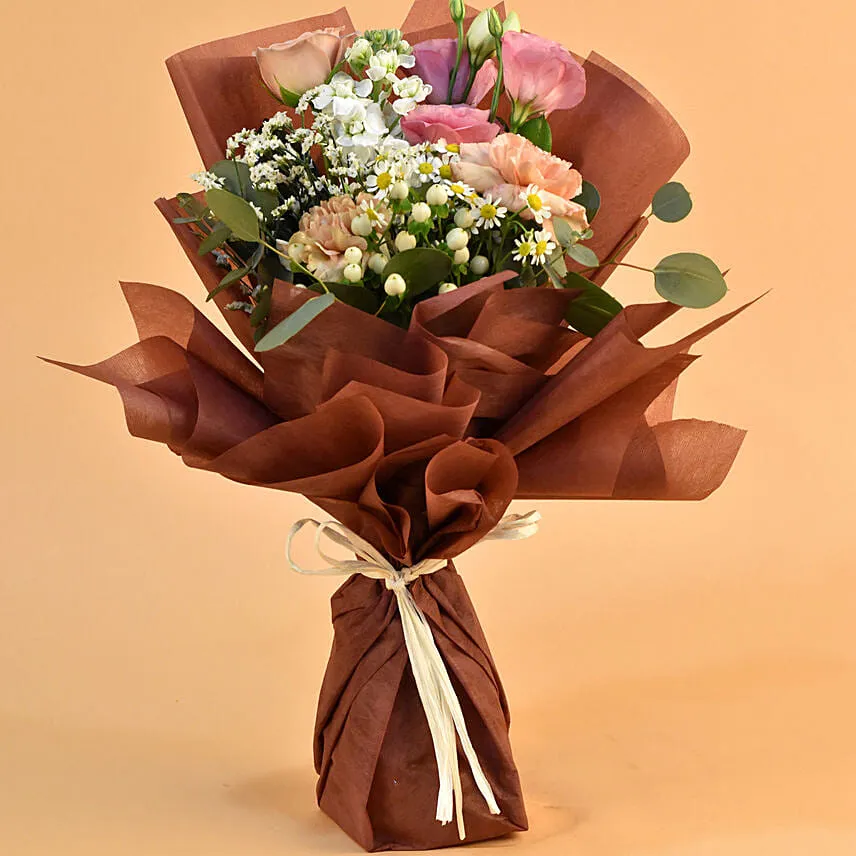 Splendid Mixed Flowers Bouquet