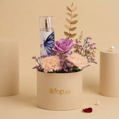 Elegant Flower Box n Bath & Body Works Mist