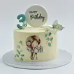 Tiny Tiers of Joy Chocolate Birthday Cake with Edible Art